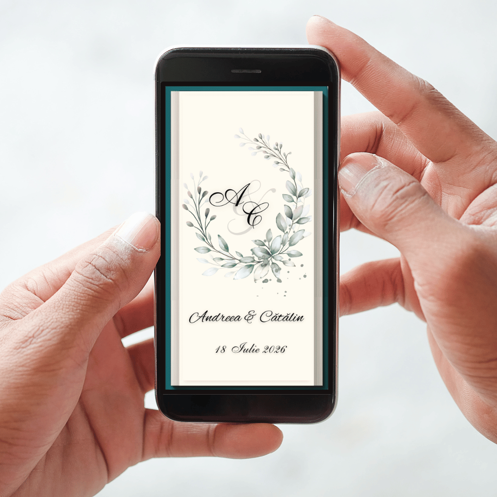 Invitatie NUNTA Digitala - cod 5010