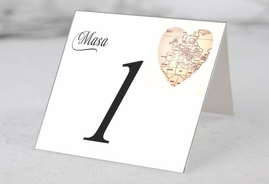 Numar de masa cod miraj-2038 - MirajulNuntii.ro