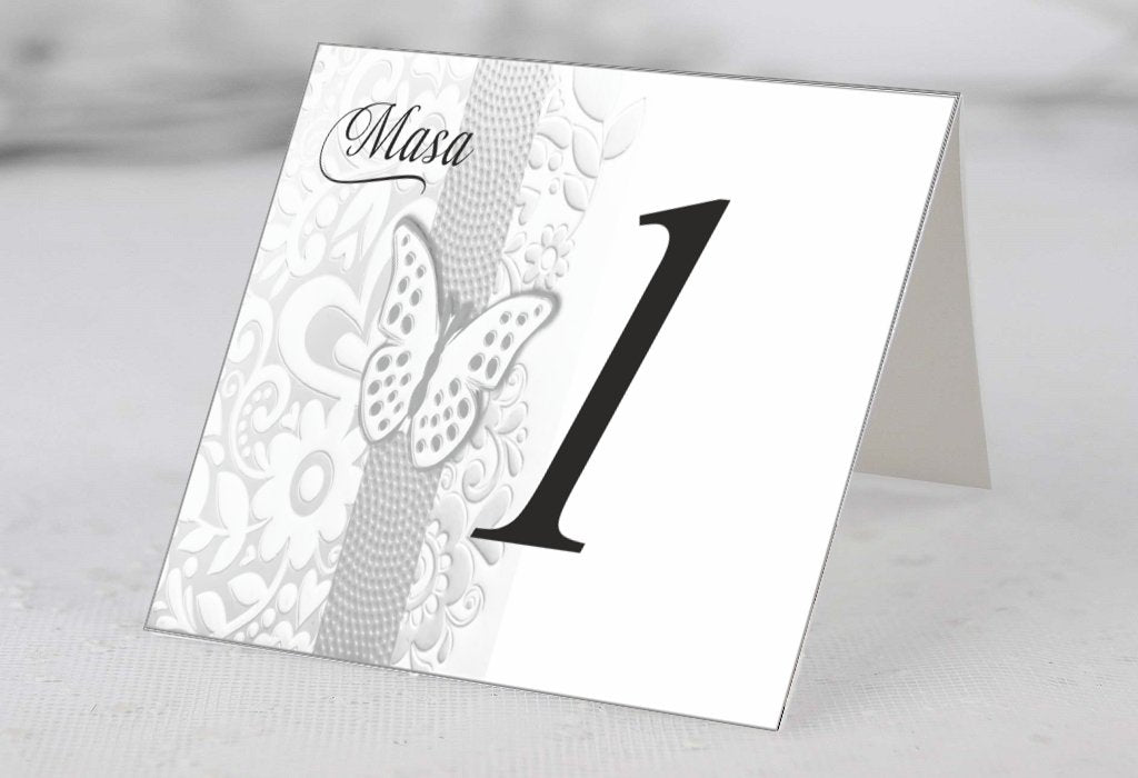 Numar de masa cod miraj-5222 - MirajulNuntii.ro