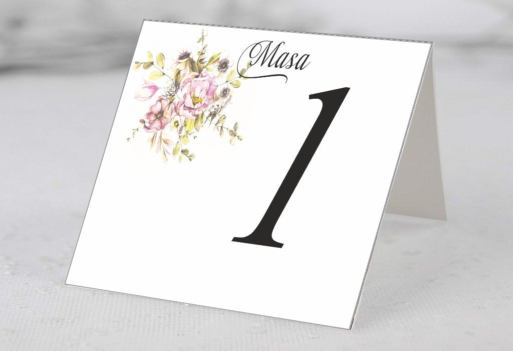 Numar de masa cod miraj 7721 - MirajulNuntii.ro