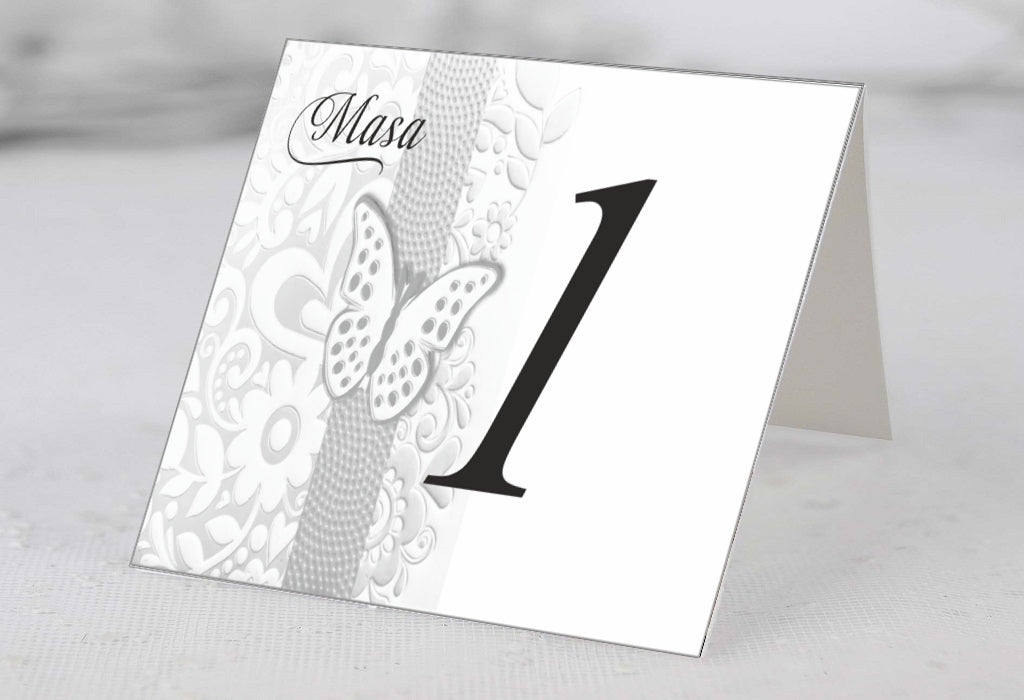 Numar de masa cod miraj-5222 - MirajulNuntii.ro