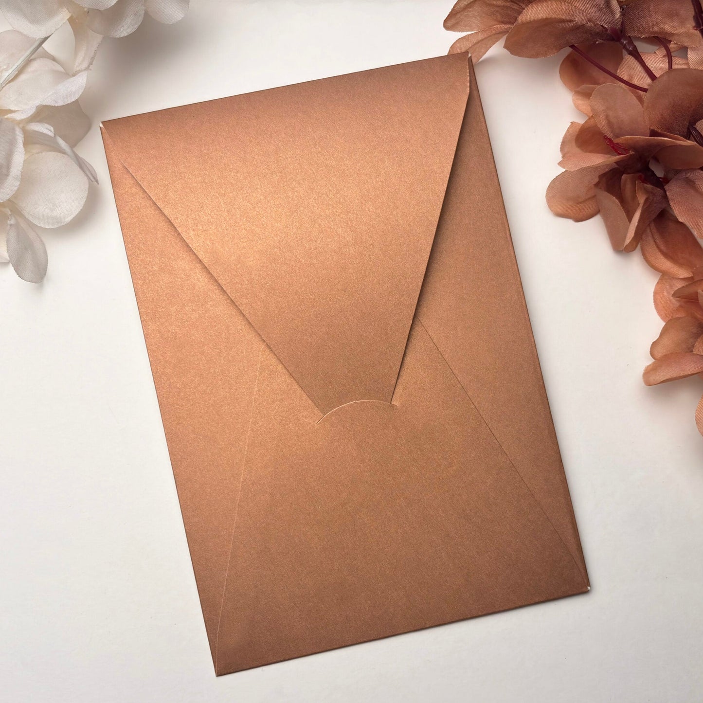 Plic Invitatie - z13316 14x20,5 cm, 200gr. bronz -vertical