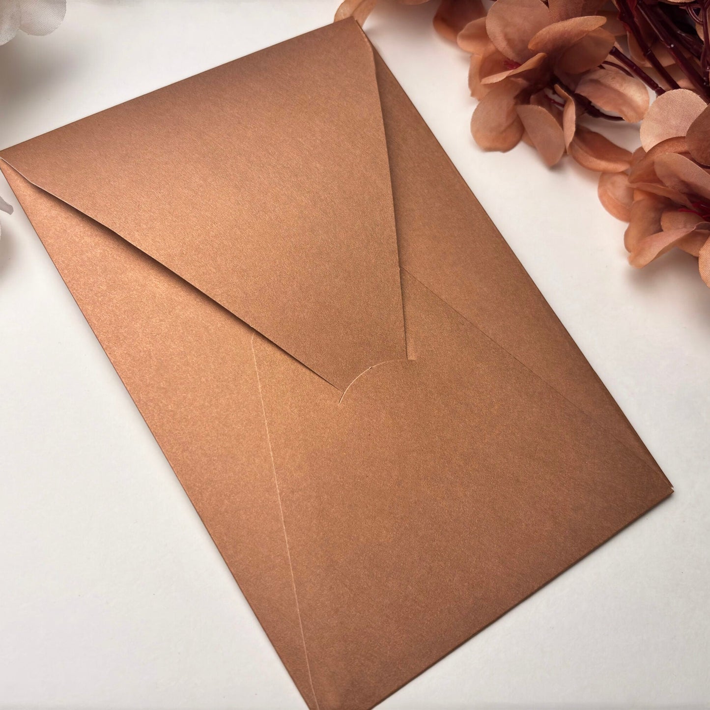 Plic Invitatie - z13316 14x20,5 cm, 200gr. bronz -vertical