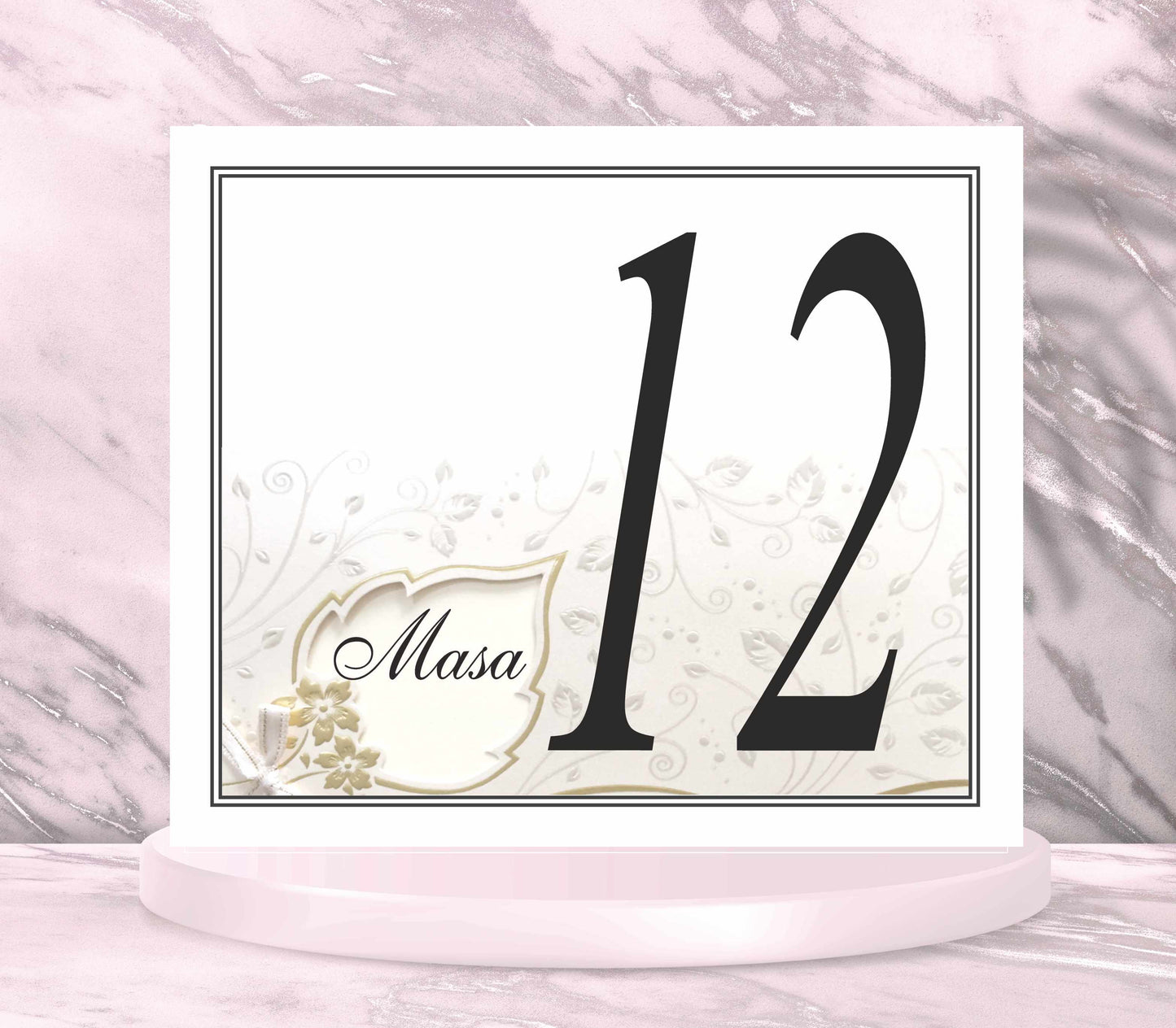 Numar de masa cod miraj-2020 - MirajulNuntii.ro