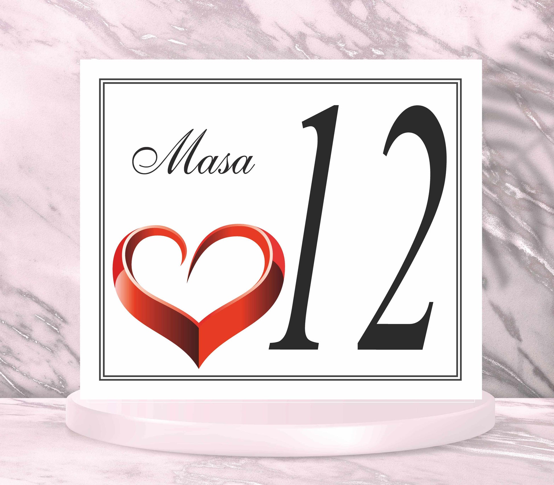 Numar de masa cod miraj-2050 - MirajulNuntii.ro