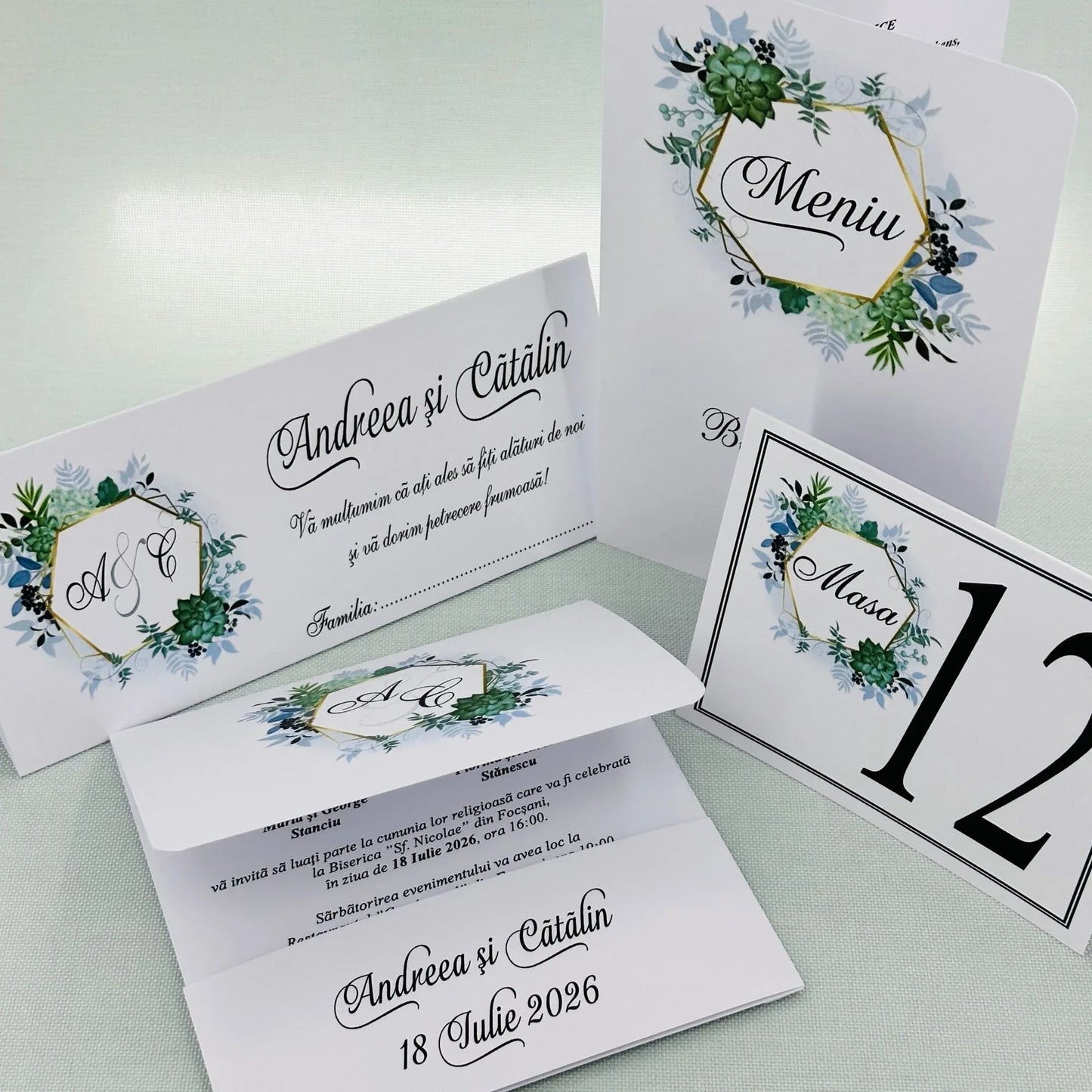 Invitatii nunta cod Miraj-20591 - MirajulNuntii.ro