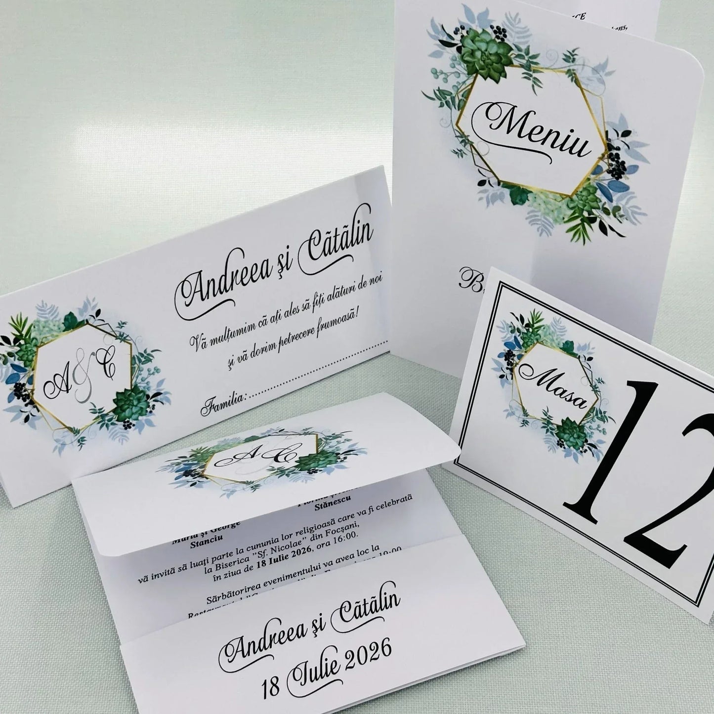 Invitatii nunta cod Miraj-20591 - MirajulNuntii.ro