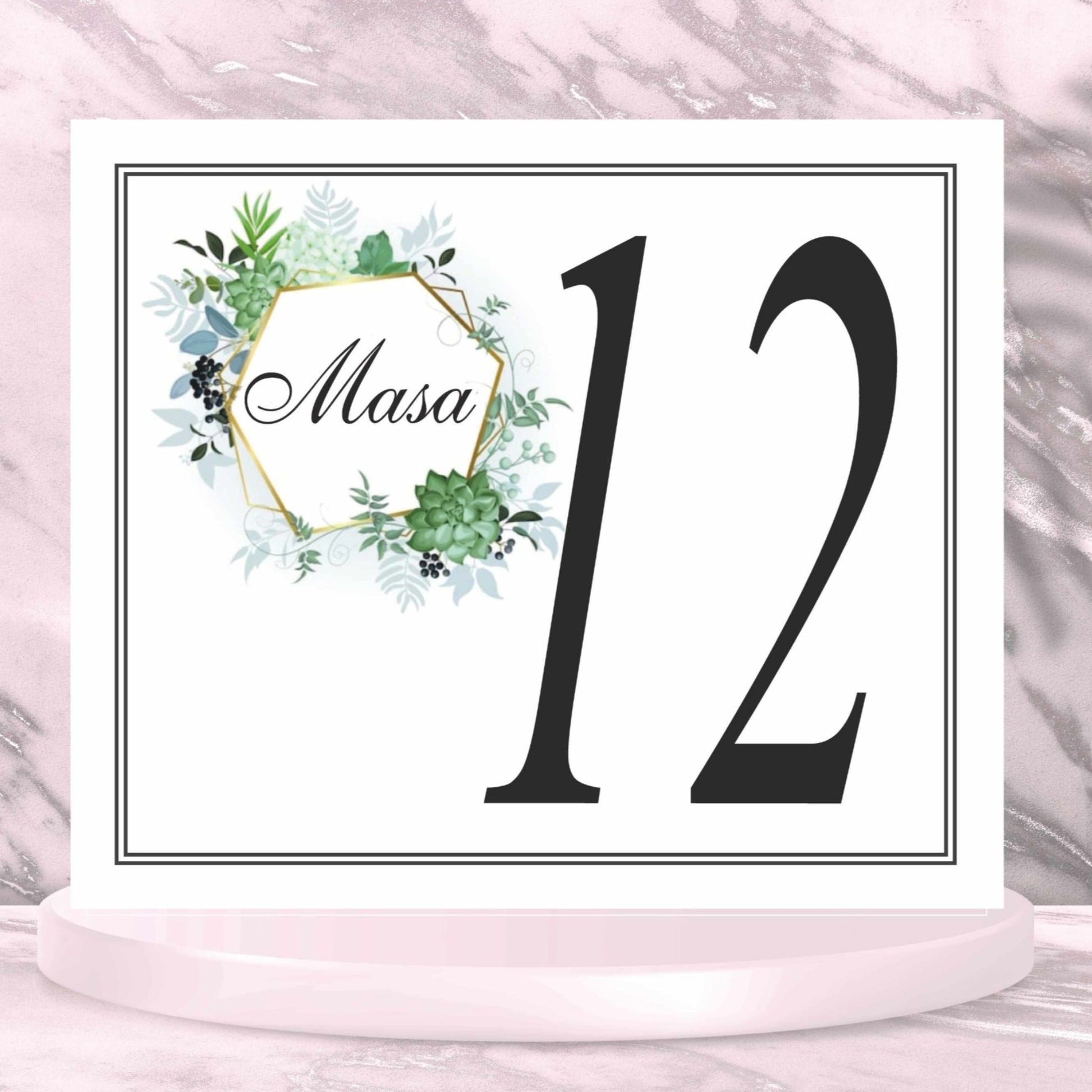 Numar de masa cod miraj-2059 - MirajulNuntii.ro