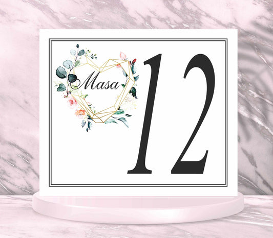 Numar de masa cod miraj-2069 - MirajulNuntii.ro