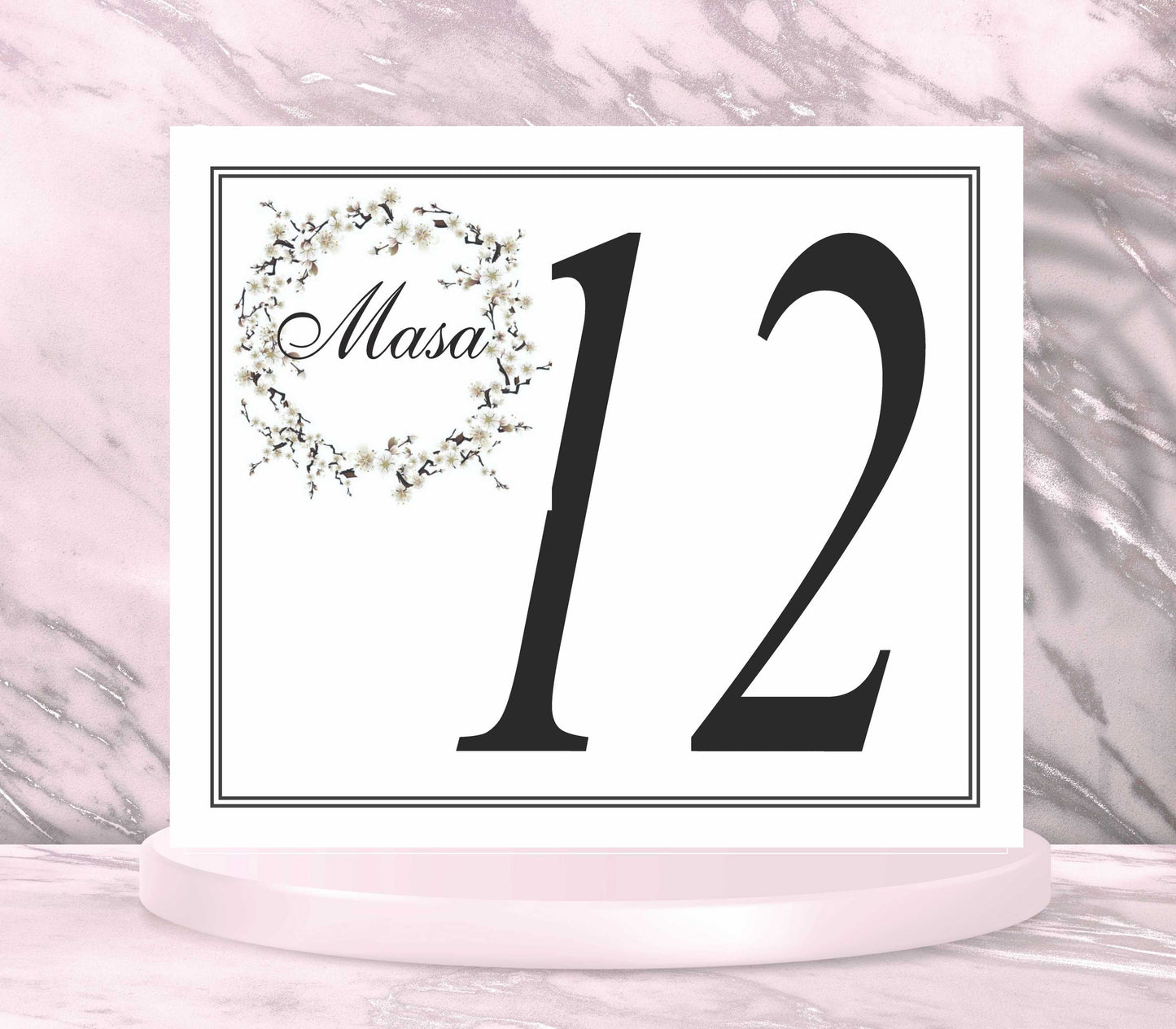 Numar de masa cod miraj-2072 - MirajulNuntii.ro