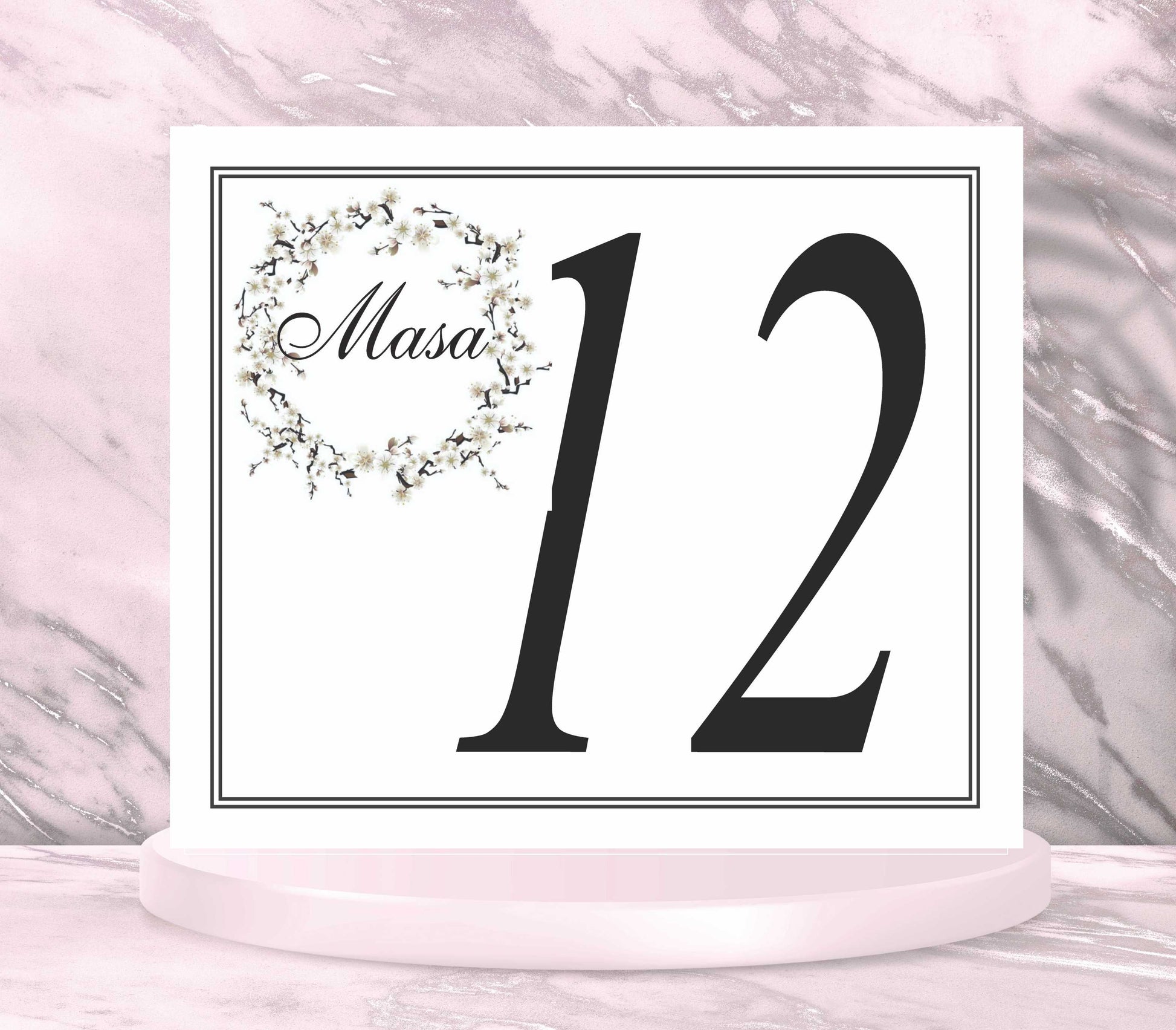 Numar de masa cod miraj-2072 - MirajulNuntii.ro