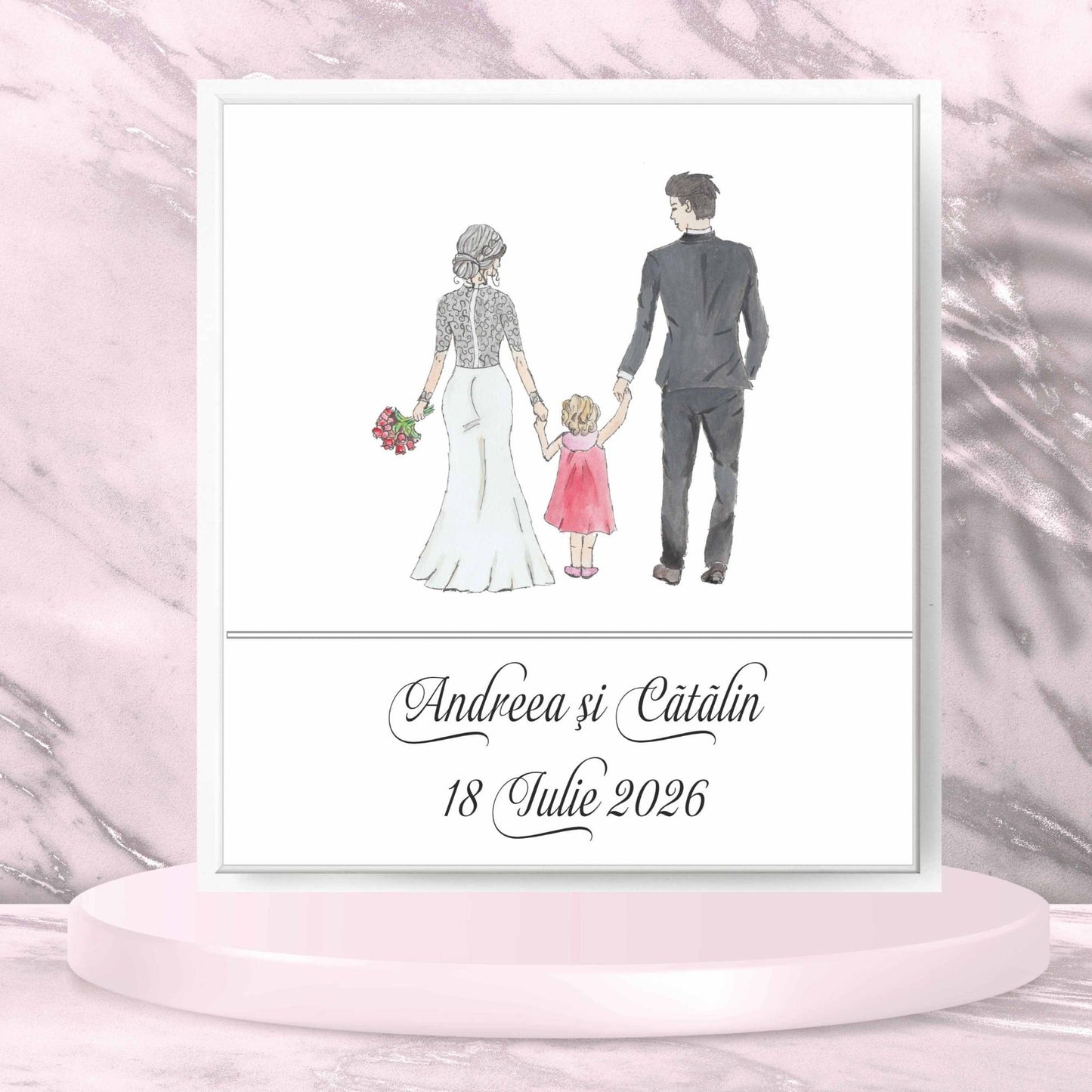 Invitatii nunta si botez cod Miraj-20791 - Mirajul Nuntii