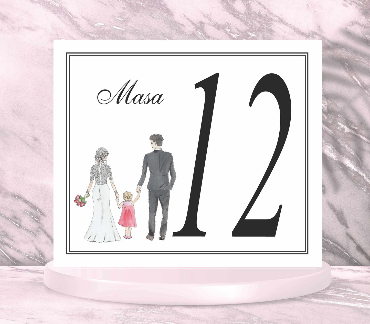 Numar de masa cod miraj-2079 - MirajulNuntii.ro