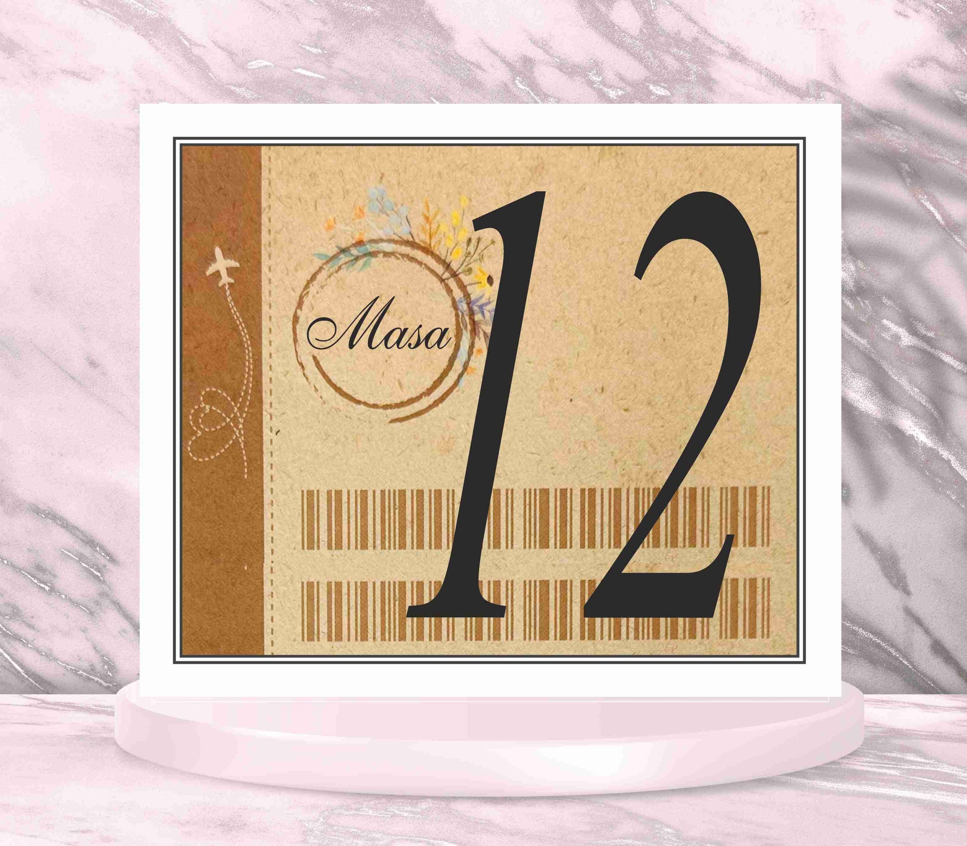 Numar de masa cod miraj-2230 - MirajulNuntii.ro