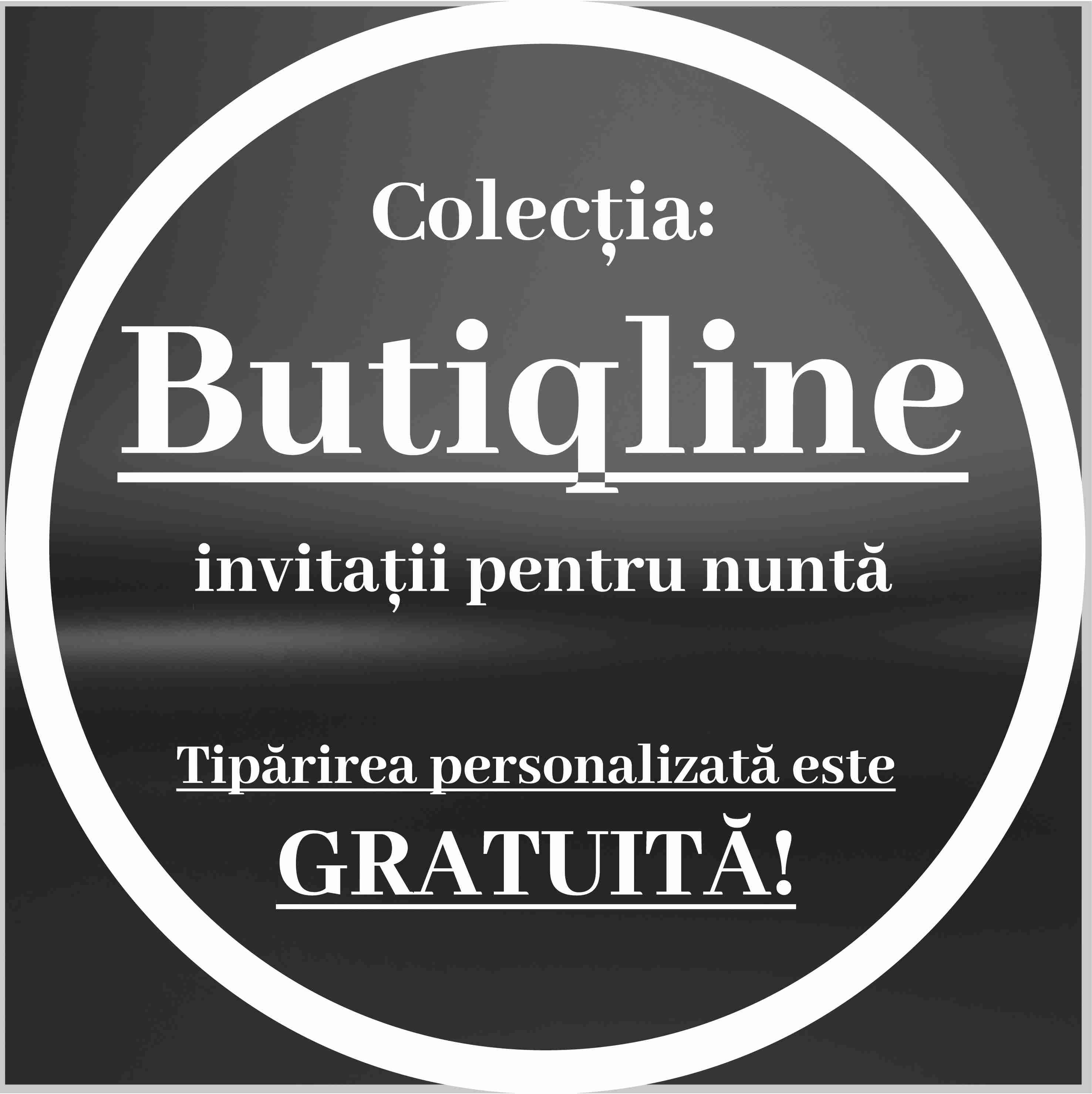 Invitații de Nuntă - Colectia Butiqline