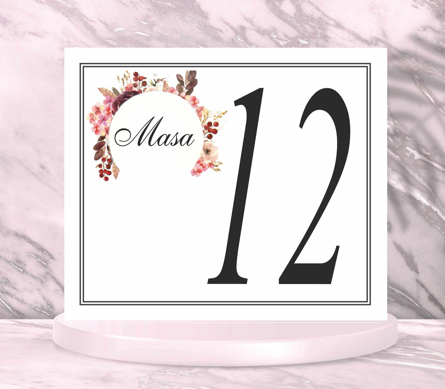 Numar de masa cod miraj-39615 - MirajulNuntii.ro