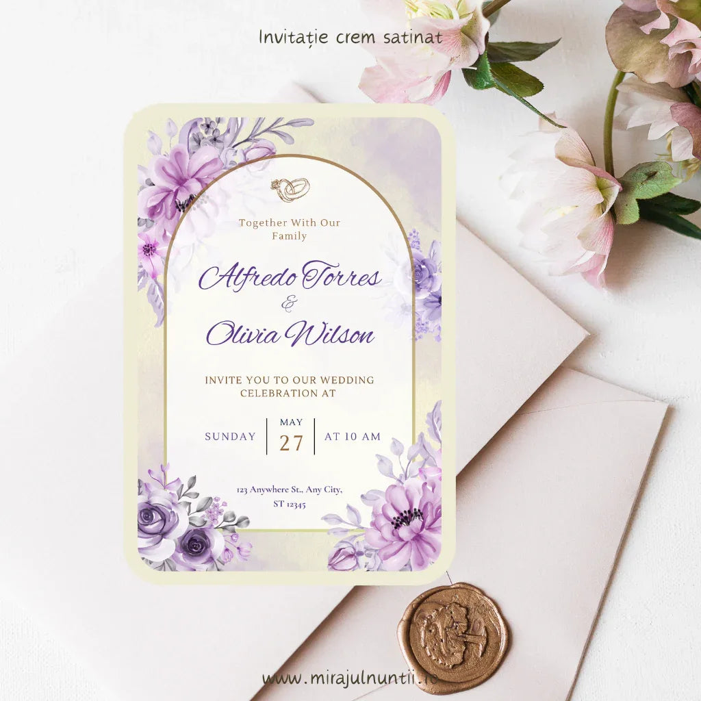 Invitație nuntă cod Magnific C.38-10038 - MirajulNuntii.ro