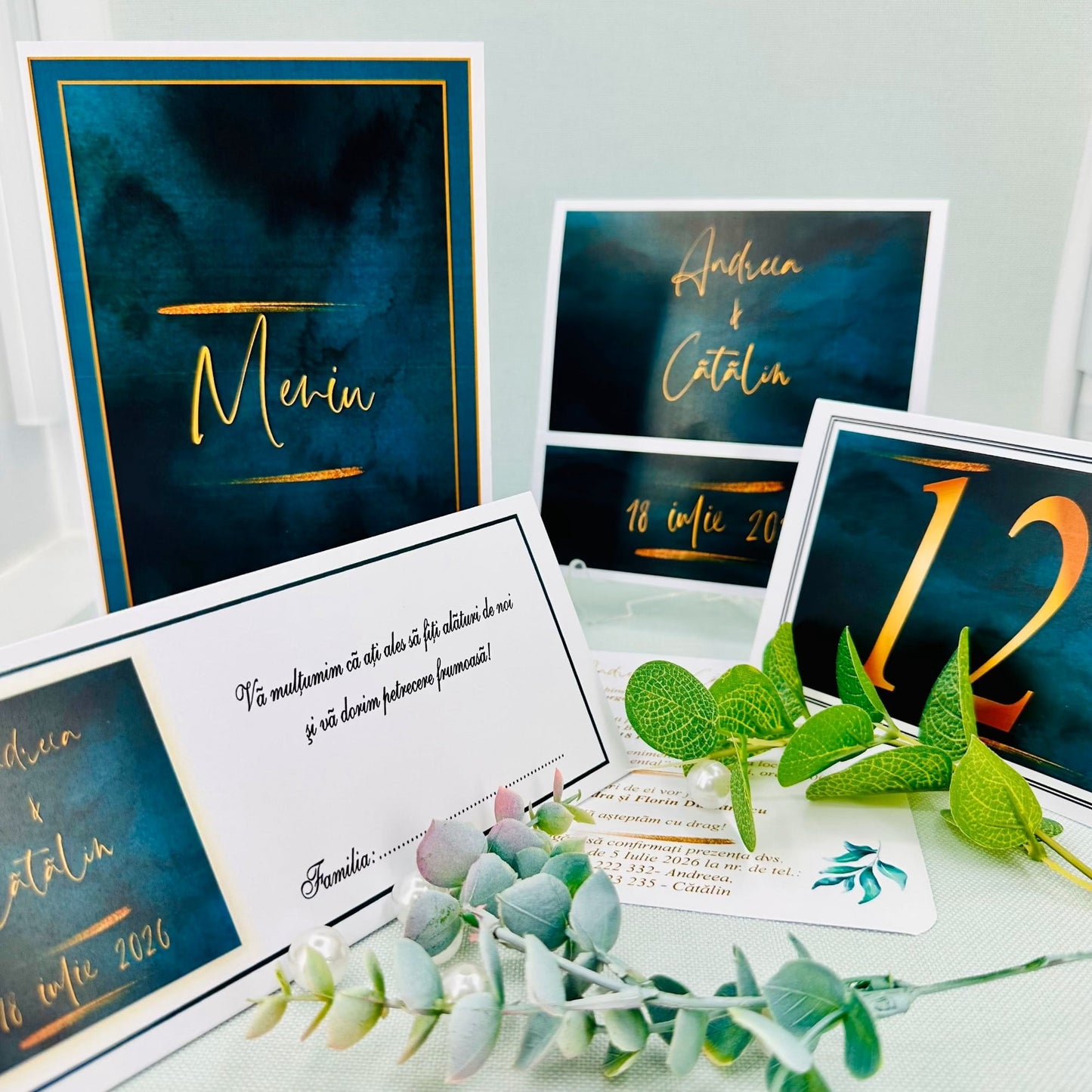 Invitatii nunta cod Miraj-5022 - Mirajul Nuntii