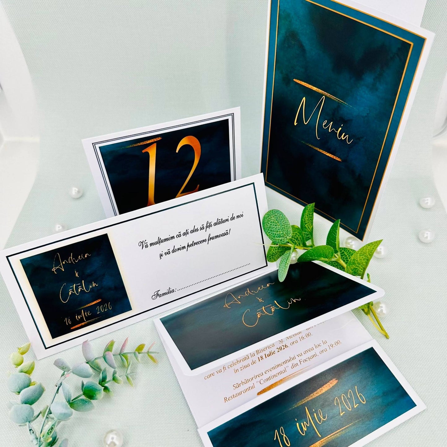 Invitatii nunta cod Miraj-5022 - Mirajul Nuntii
