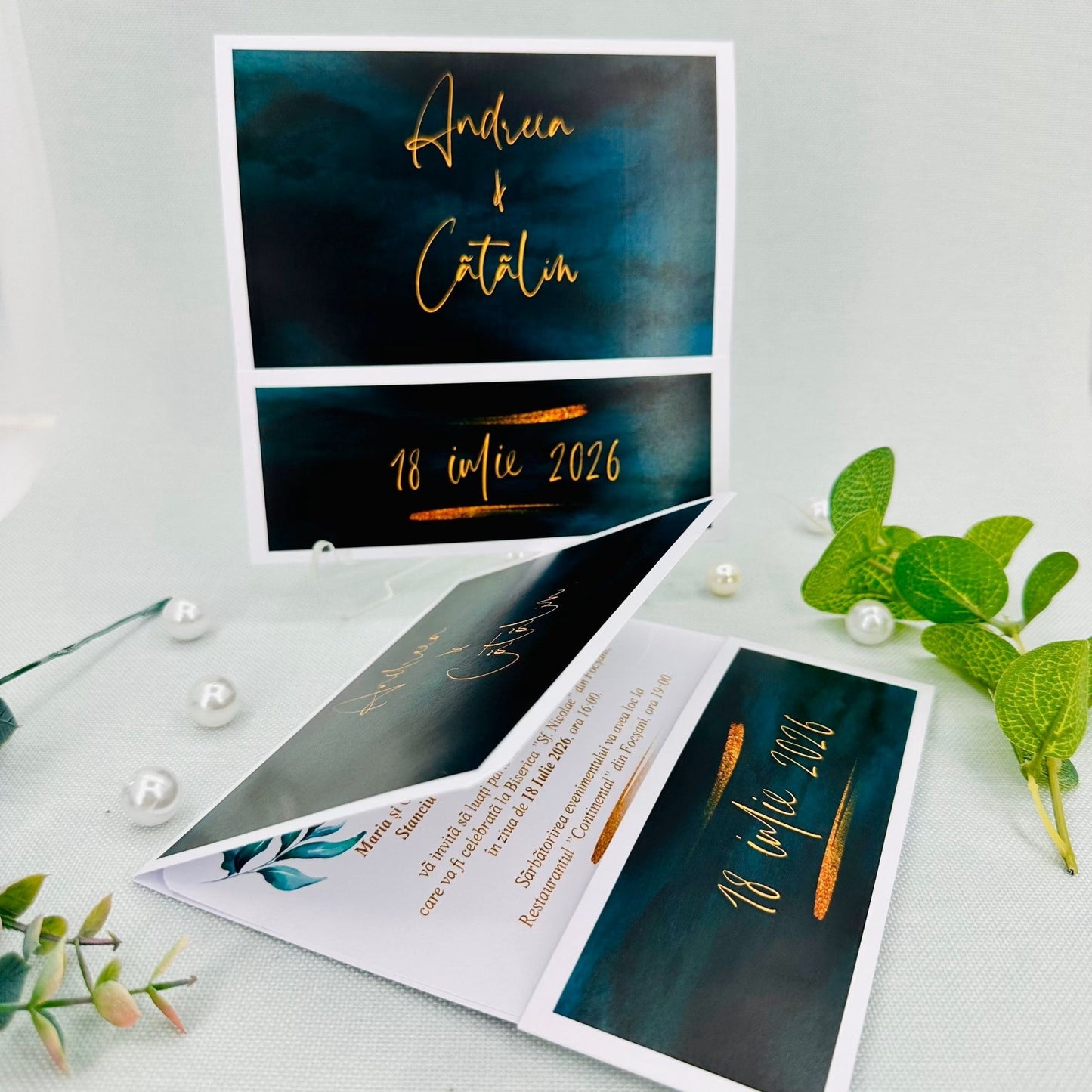 Invitatii nunta cod Miraj-5022 - Mirajul Nuntii