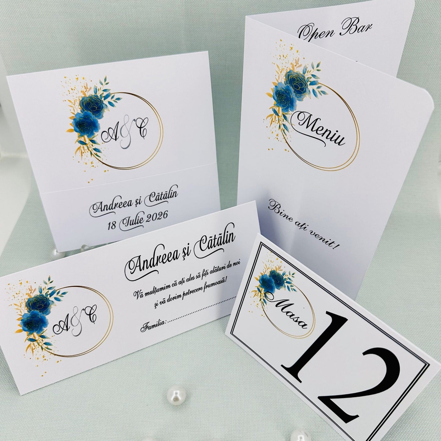 Invitatii nunta cod Miraj 5044 - MirajulNuntii.ro