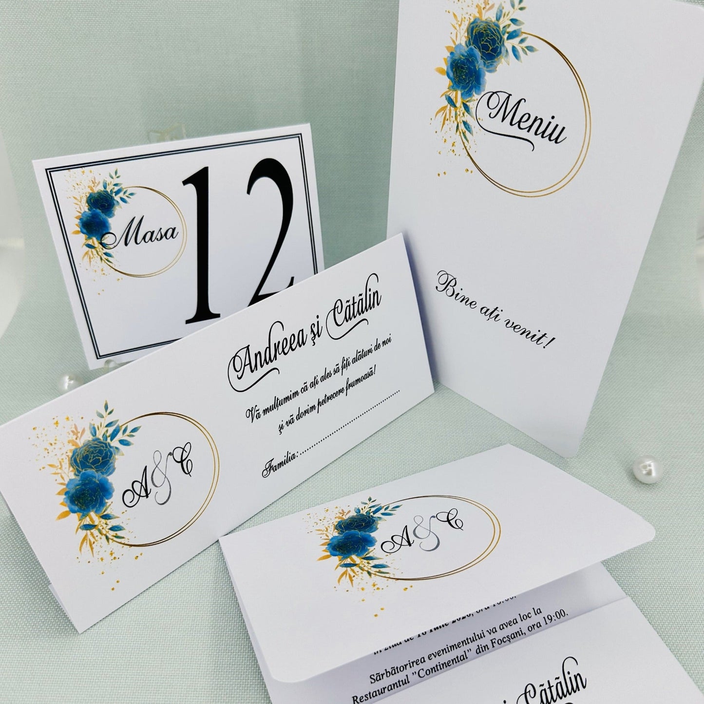 Invitatii nunta cod Miraj 5044 - MirajulNuntii.ro