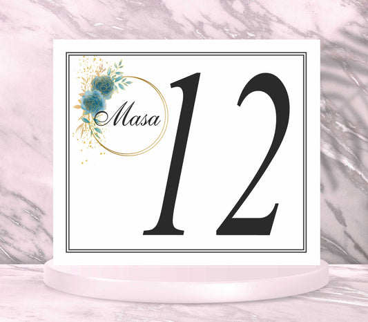 Numar de masa cod miraj 5044 - MirajulNuntii.ro