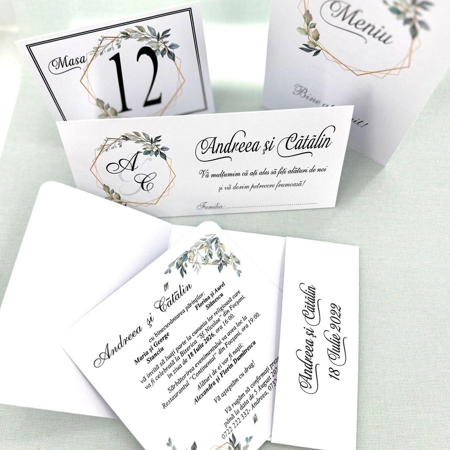 Invitatii nunta cod Miraj-5048 - MirajulNuntii.ro