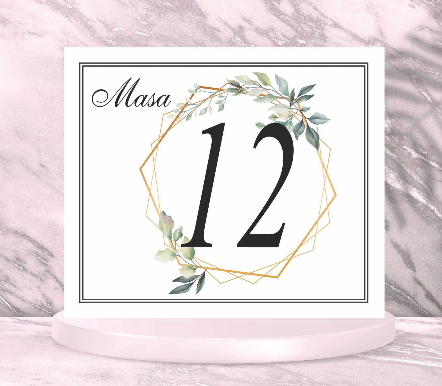 Numar de masa cod miraj-5048 - MirajulNuntii.ro