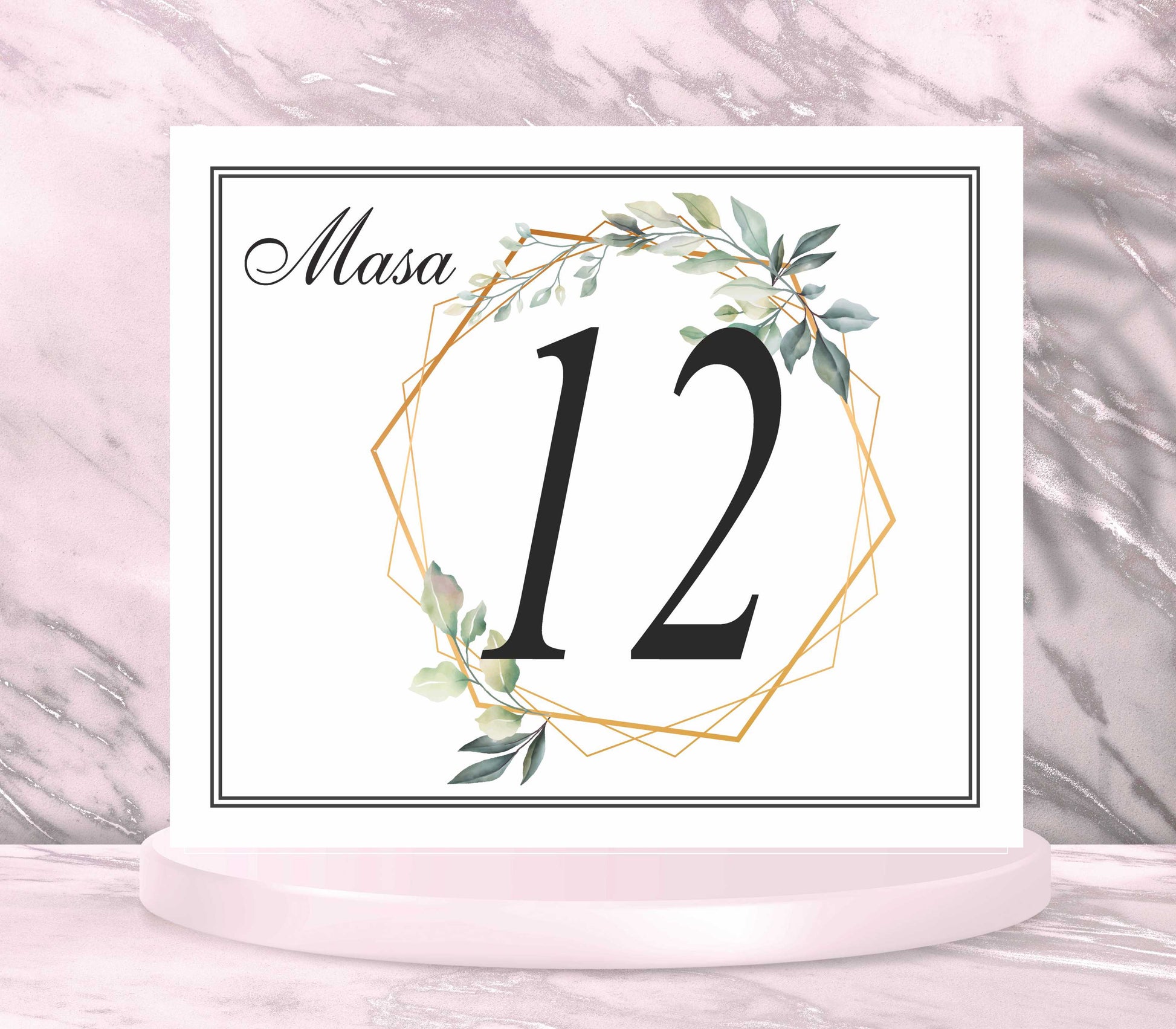 Numar de masa cod miraj-5048 - MirajulNuntii.ro