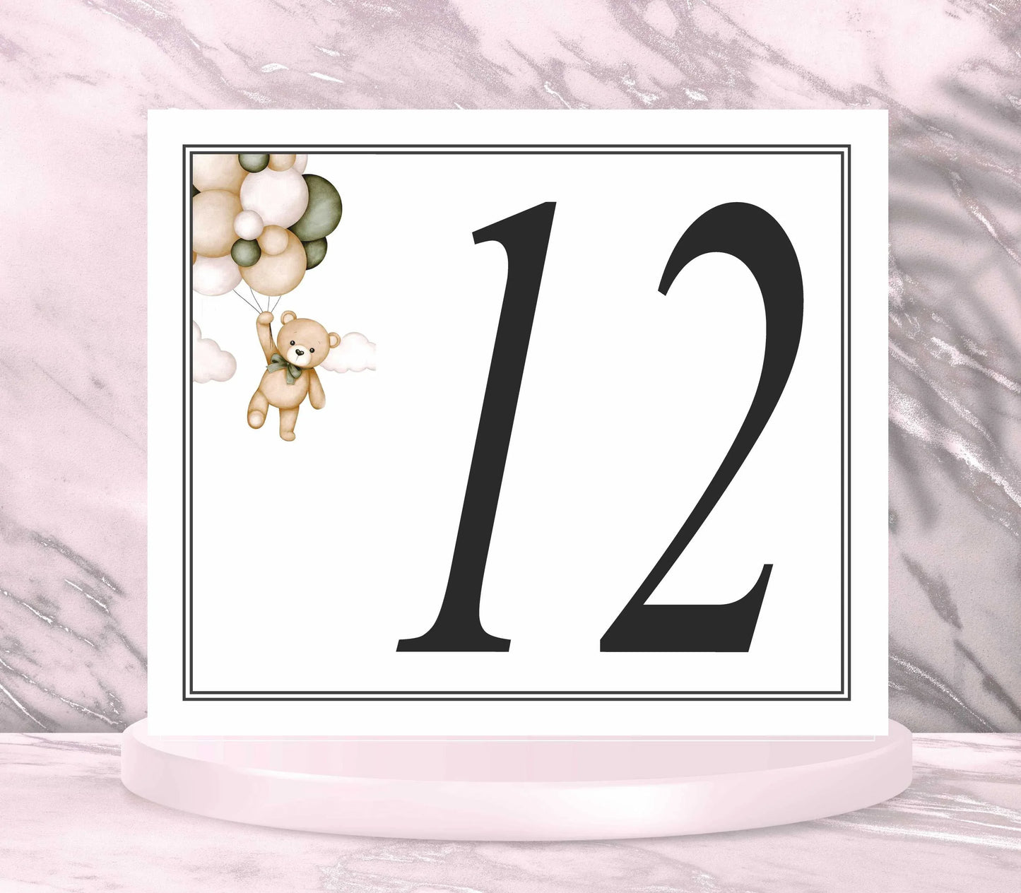 Numar de masa-botez cod Miraj-9002 - MirajulNuntii.ro