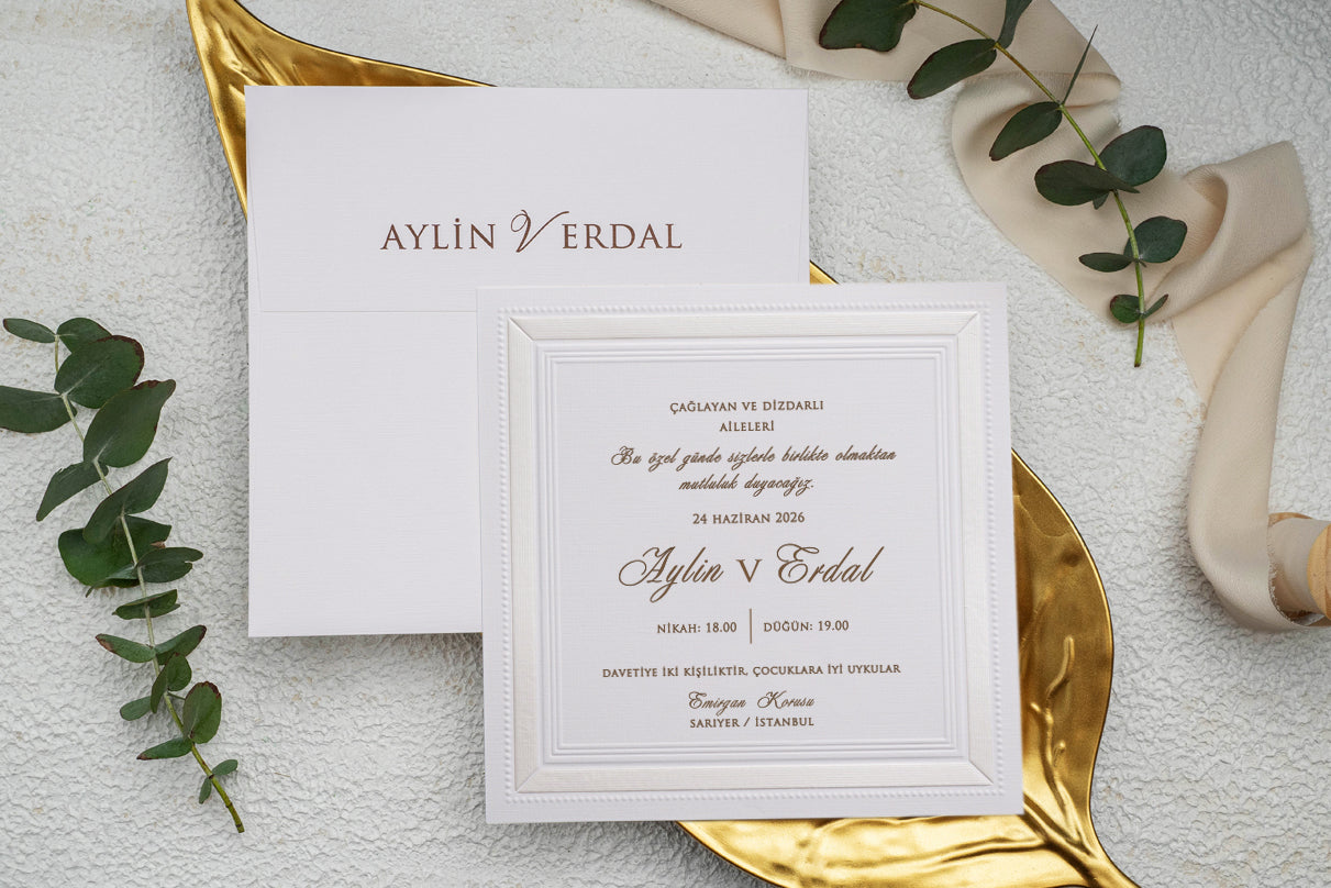 Invitatii De Nunta - 9134 Ekonom - MirajulNuntii.ro