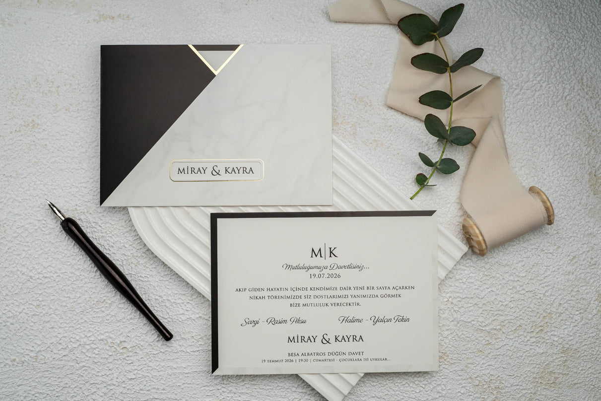 Invitatii De Nunta - 9152 Ekonom - MirajulNuntii.ro