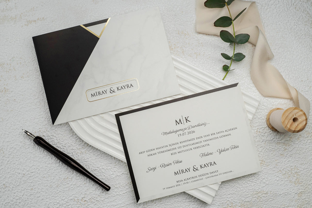 Invitatii De Nunta - 9152 Ekonom - MirajulNuntii.ro