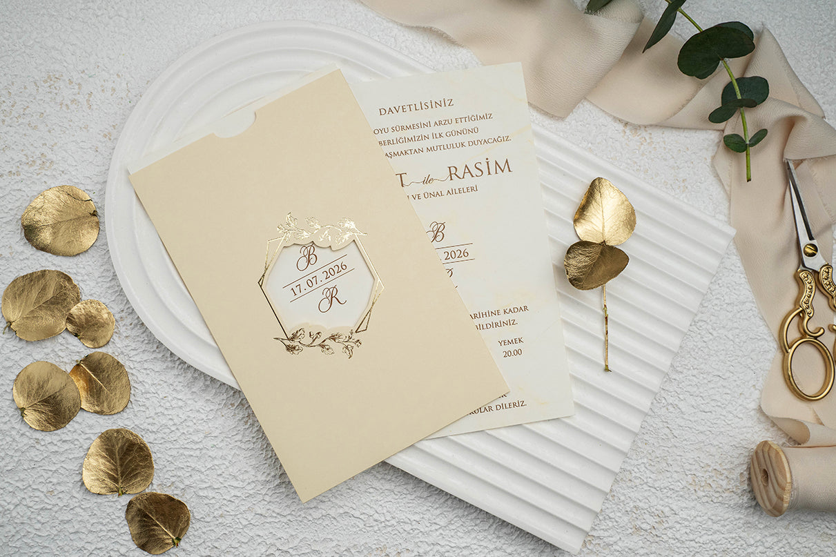 Invitatii De Nunta - 9154 Ekonom - MirajulNuntii.ro