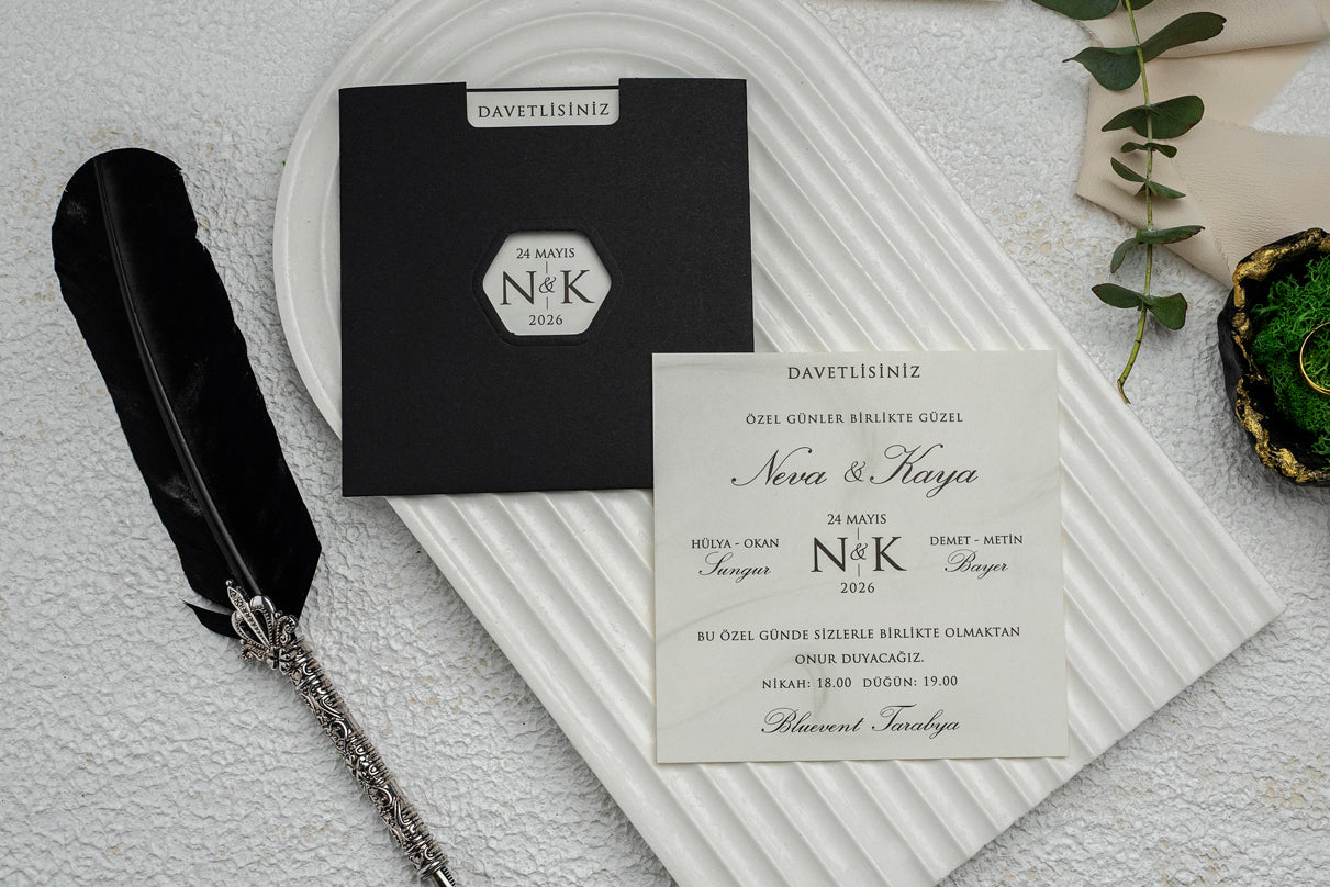 Invitatii De Nunta - 9156 Ekonom - MirajulNuntii.ro