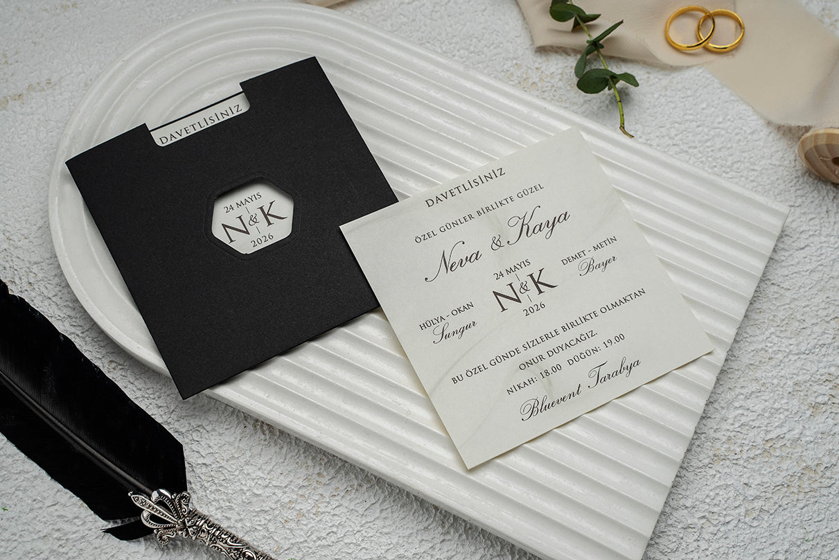 Invitatii De Nunta - 9156 Ekonom - MirajulNuntii.ro