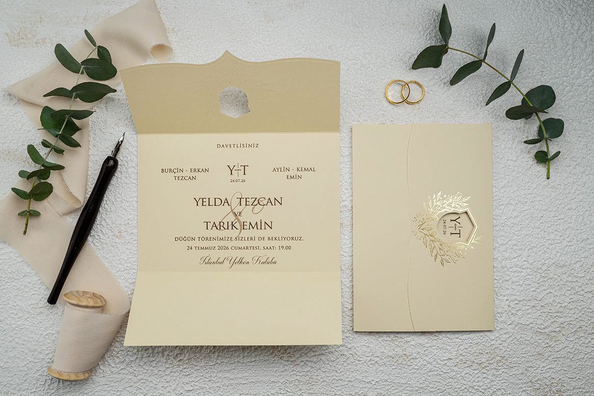 Invitatii De Nunta - 9158 Ekonom - MirajulNuntii.ro