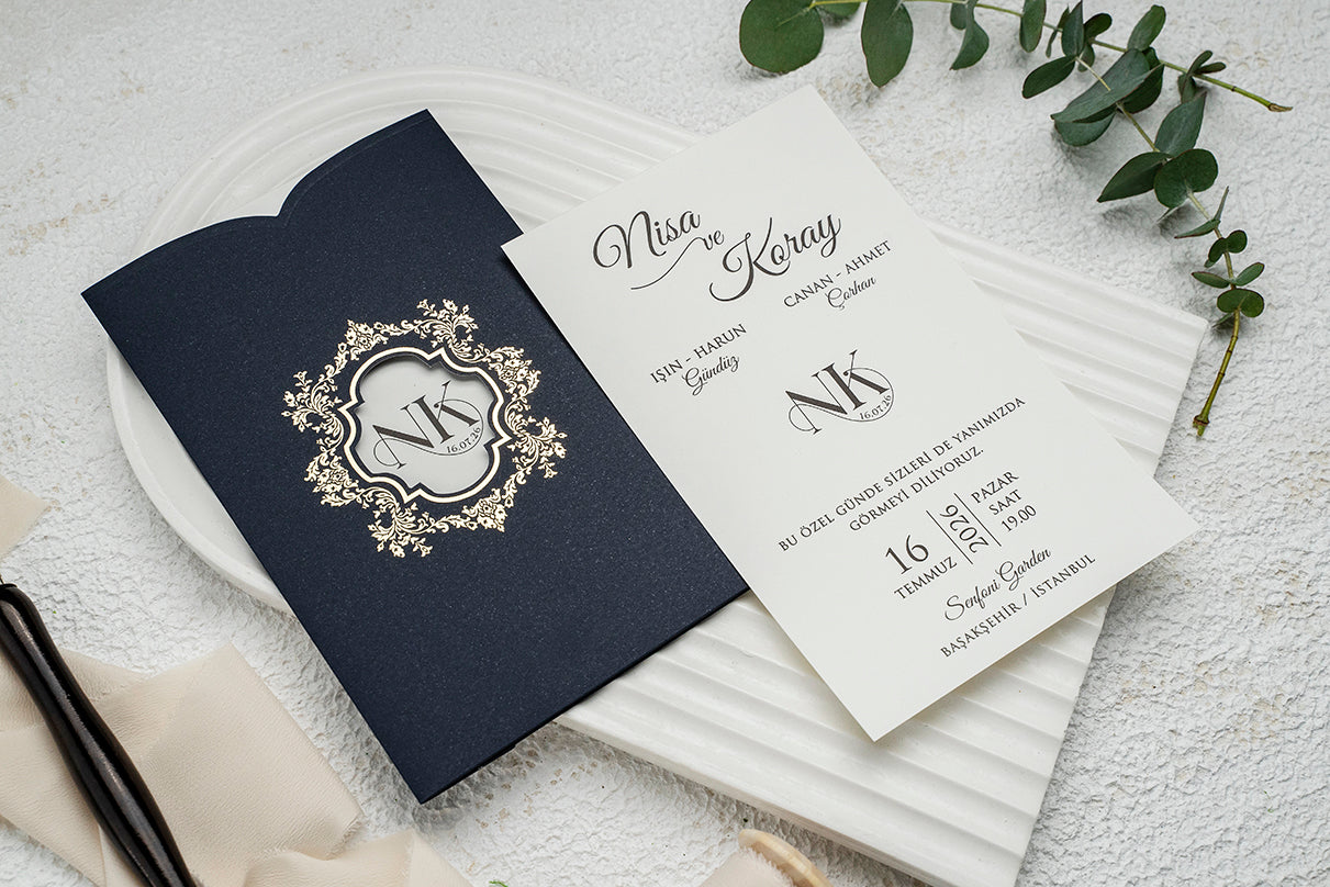 Invitatii De Nunta - 9162 Ekonom - MirajulNuntii.ro
