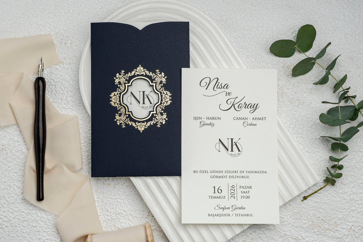 Invitatii De Nunta - 9162 Ekonom - MirajulNuntii.ro