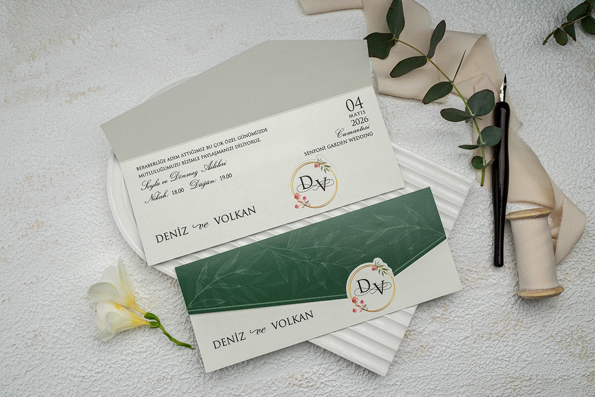 Invitatii De Nunta - 9177 Ekonom - MirajulNuntii.ro