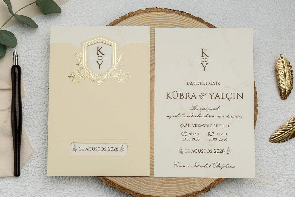 Invitatii De Nunta - 9198 Ekonom - MirajulNuntii.ro