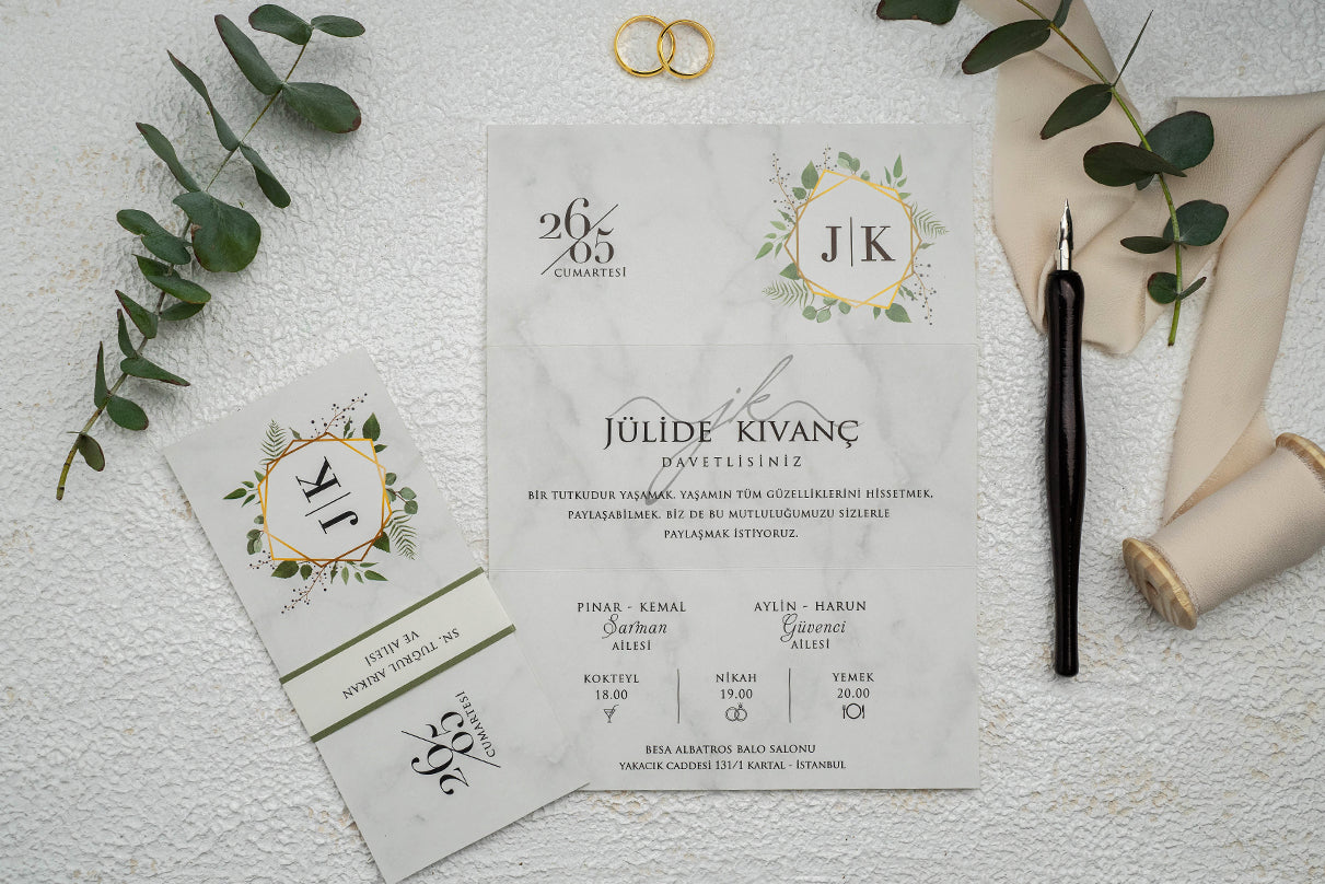 Invitatii De Nunta - 9209 Ekonom - MirajulNuntii.ro