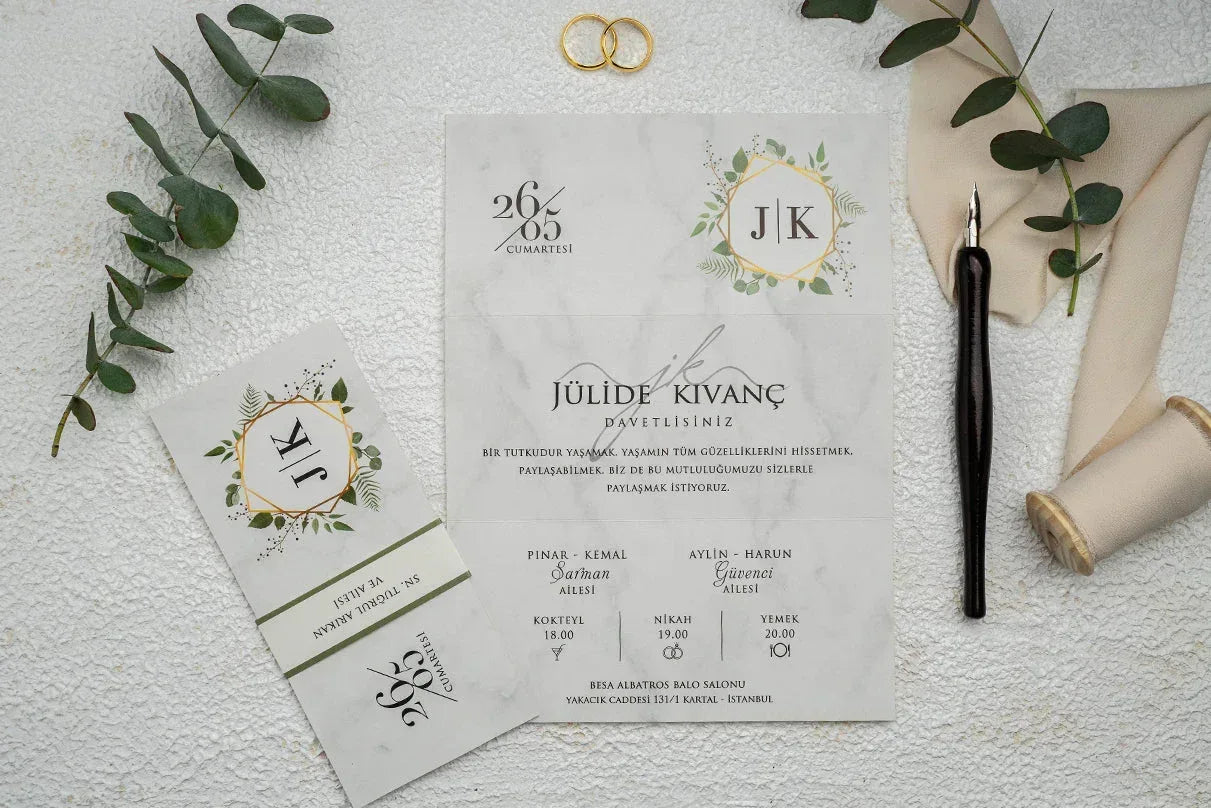 Invitatii De Nunta - 9209 Ekonom - MirajulNuntii.ro