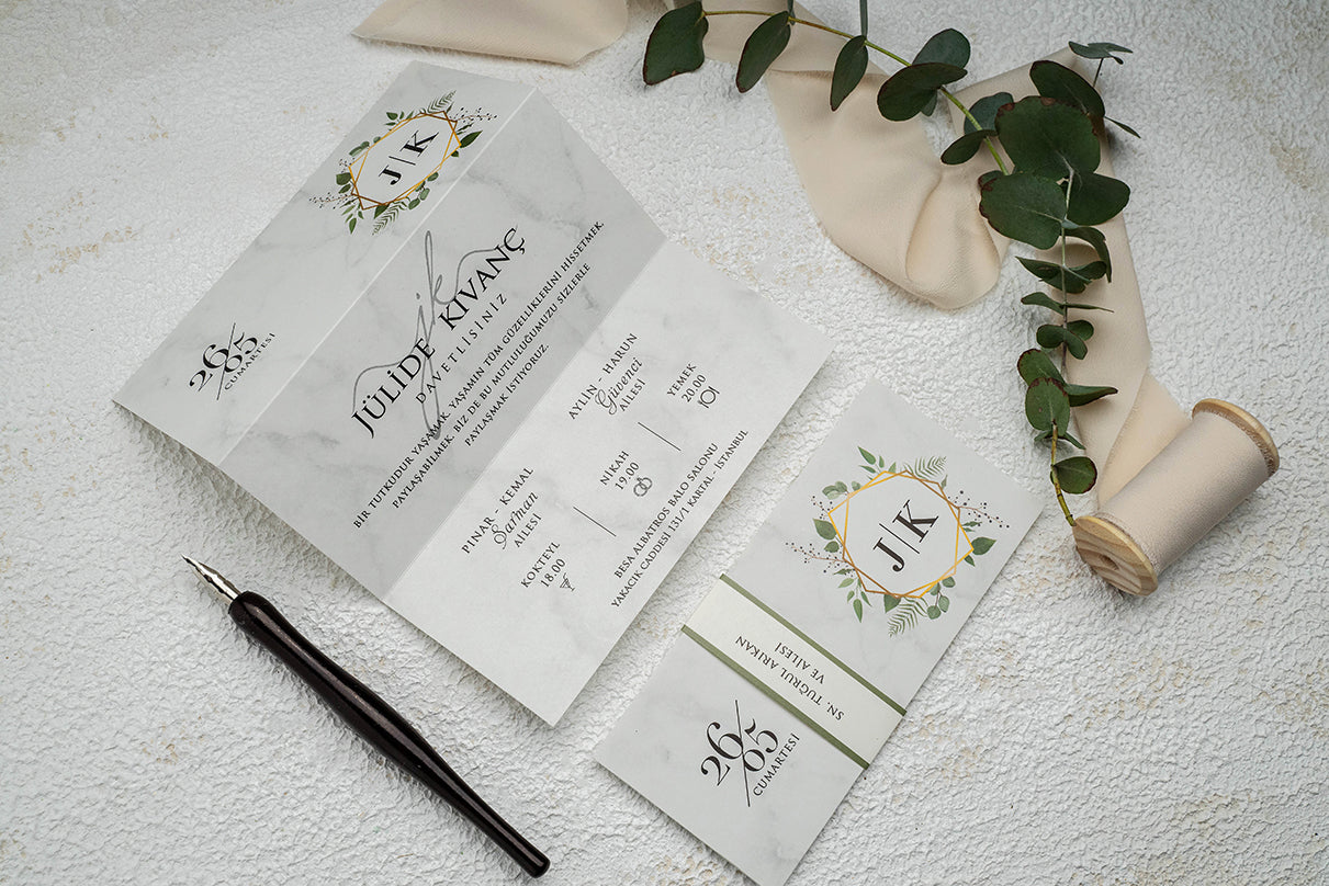 Invitatii De Nunta - 9209 Ekonom - MirajulNuntii.ro
