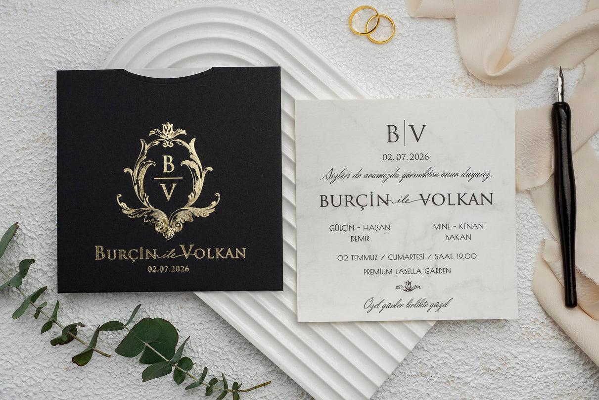 Invitatii De Nunta - 9236 Ekonom - MirajulNuntii.ro