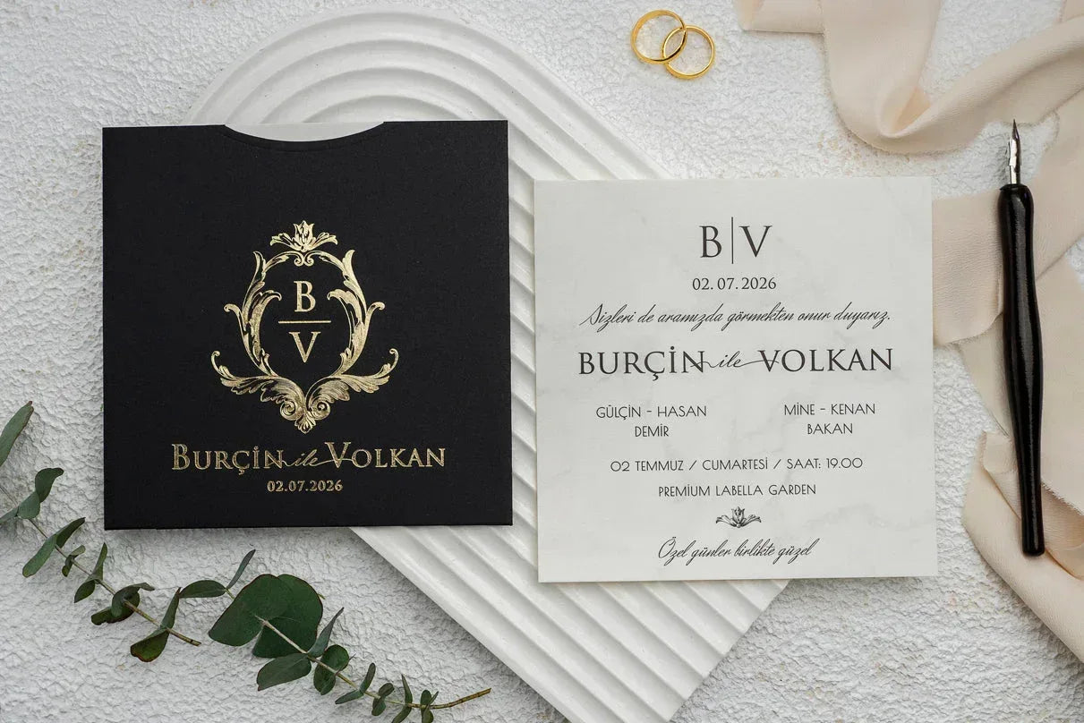 Invitatii De Nunta - 9236 Ekonom - MirajulNuntii.ro