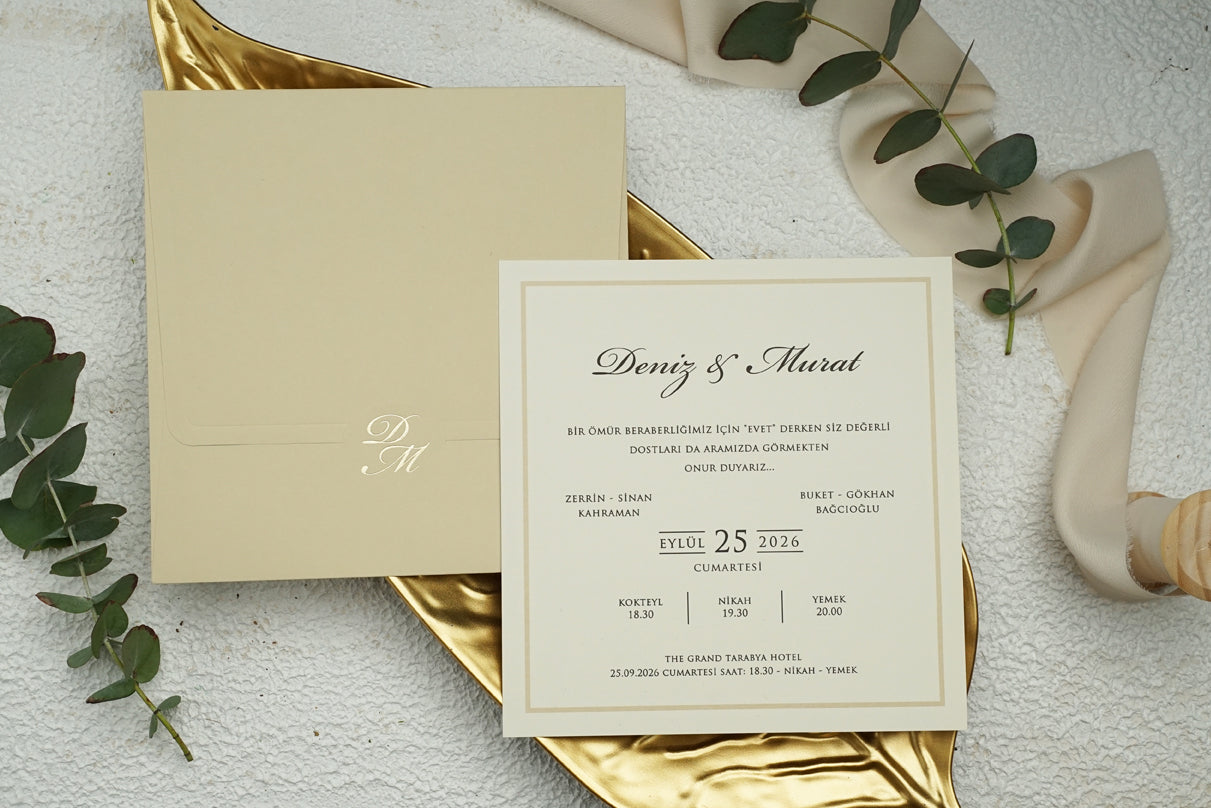 Invitatii De Nunta - 9251 Ekonom - MirajulNuntii.ro