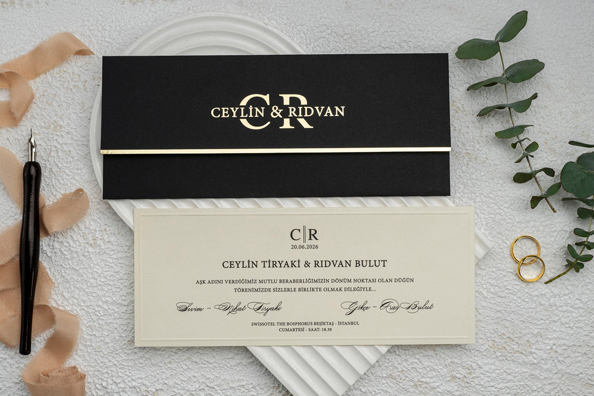 Invitatii De Nunta - 9259 Ekonom - MirajulNuntii.ro