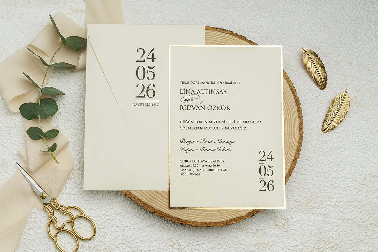 Invitatii De Nunta - 9262 Ekonom - MirajulNuntii.ro